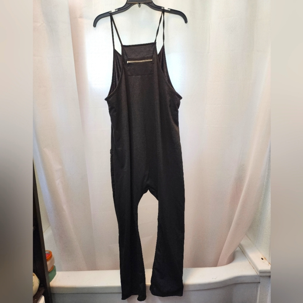 Oversized, Comfy Drop Crotch Overalls - image 2